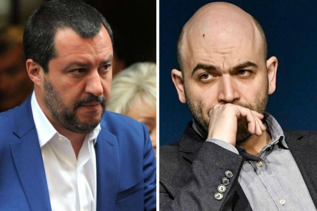 Salvini: “Non ritiro querela contro Saviano, post offensivi”