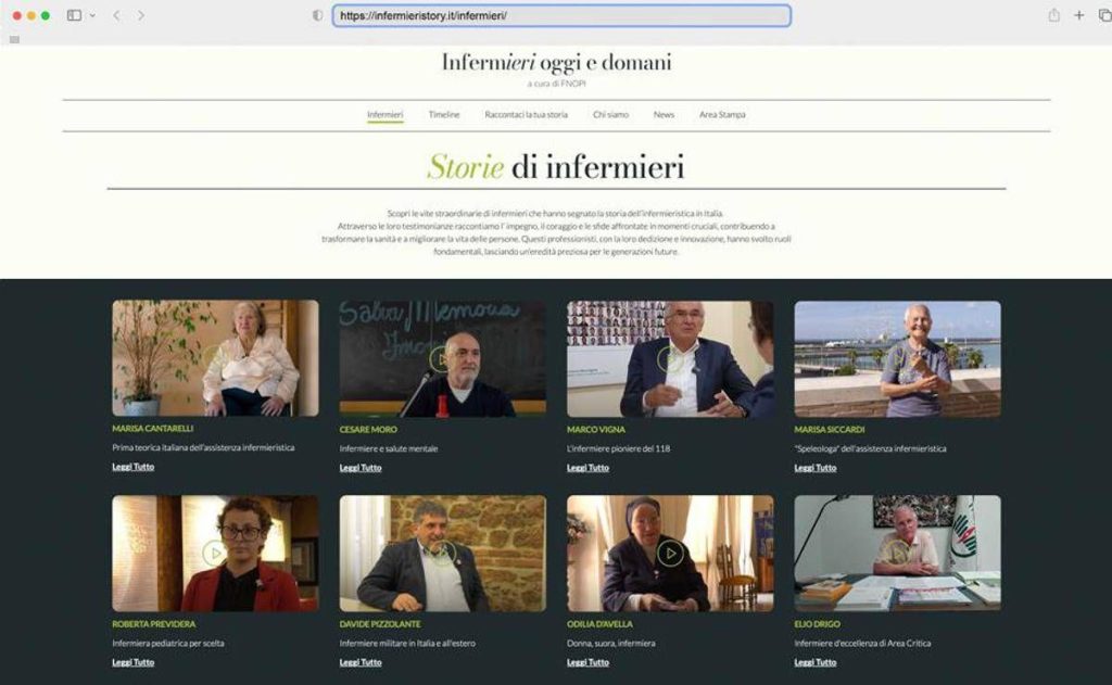 La storia d’Italia raccontata dagli infermieri, è online portale a cura di Fnopi