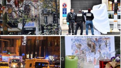 13 novembre 2015 Parigi sotto attacco omaggio della Francia a vittime degli attentati