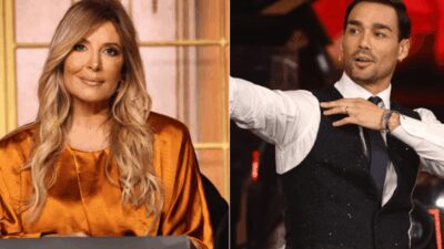 Ballando Lucarelli stuzzica Fognini Cosa ne pensi del poliamore