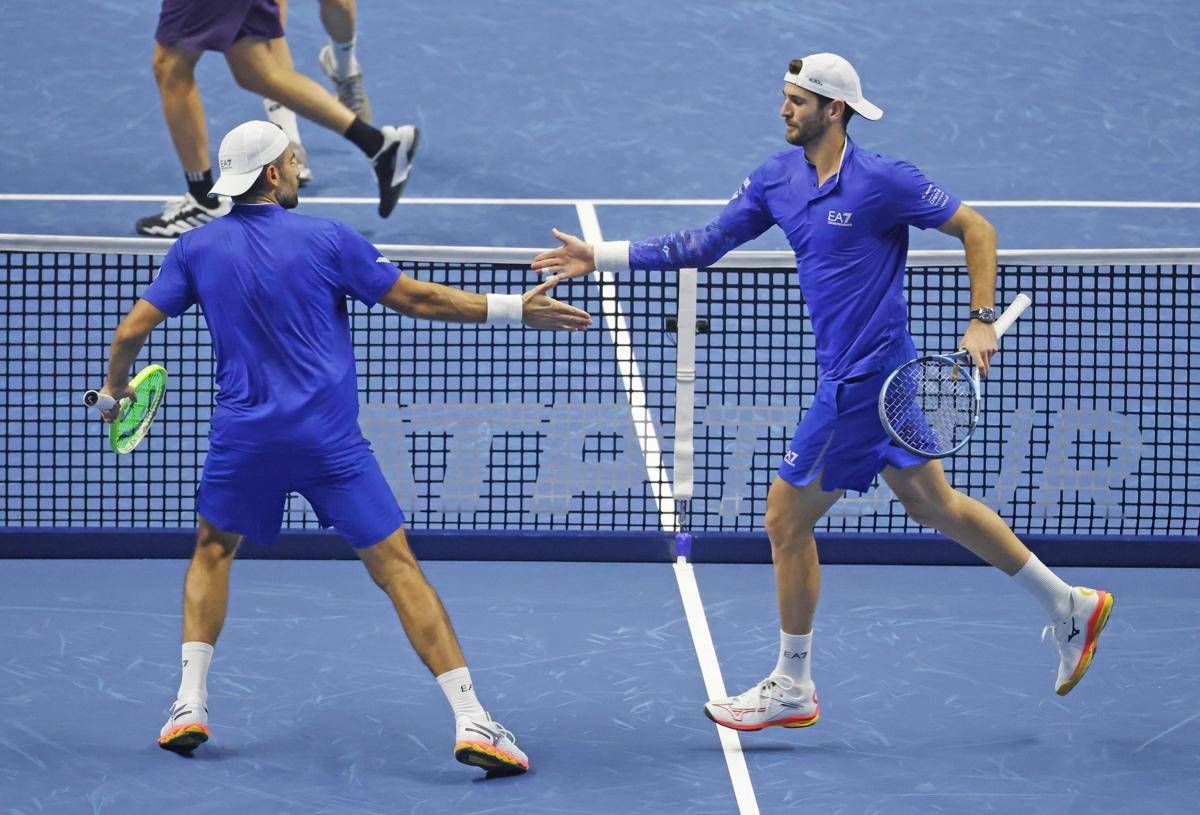 Bolelli Vavassori esordio ok alle Atp Finals. Primi squilli azzurri nel doppio