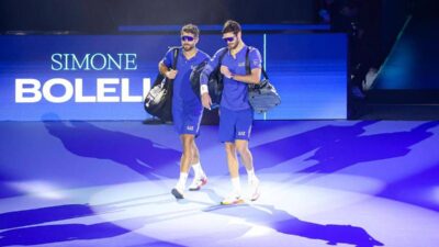 Bolelli e Vavassori ingresso in campo da superstar alle Atp Finals