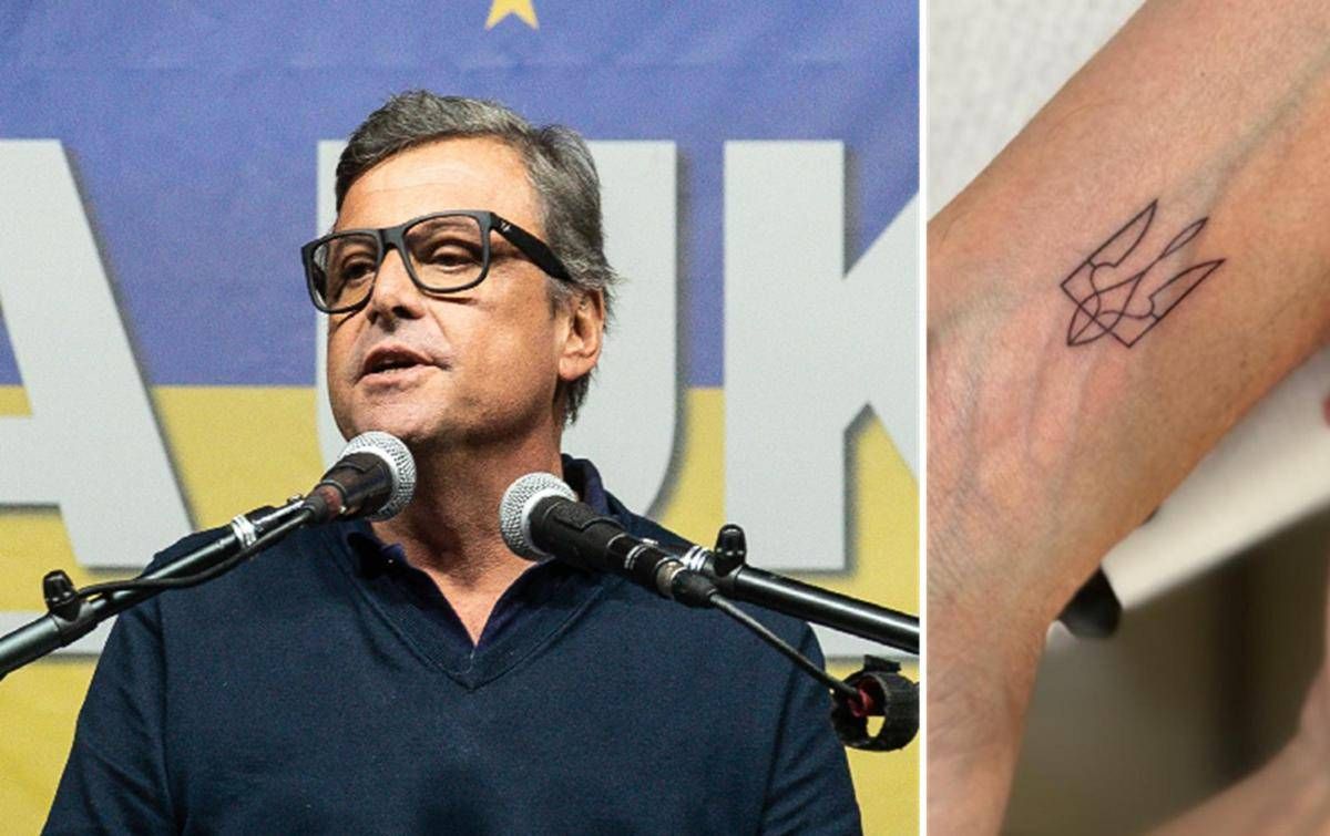 Calenda e il tatuaggio per lUcraina Segno di vicinanza ho un legame forte