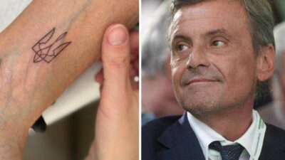 Calenda e il tatuaggio per lUcraina la foto su X