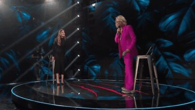 De Filippi interroga Fagnani a Belve il siparietto sul. catechismo