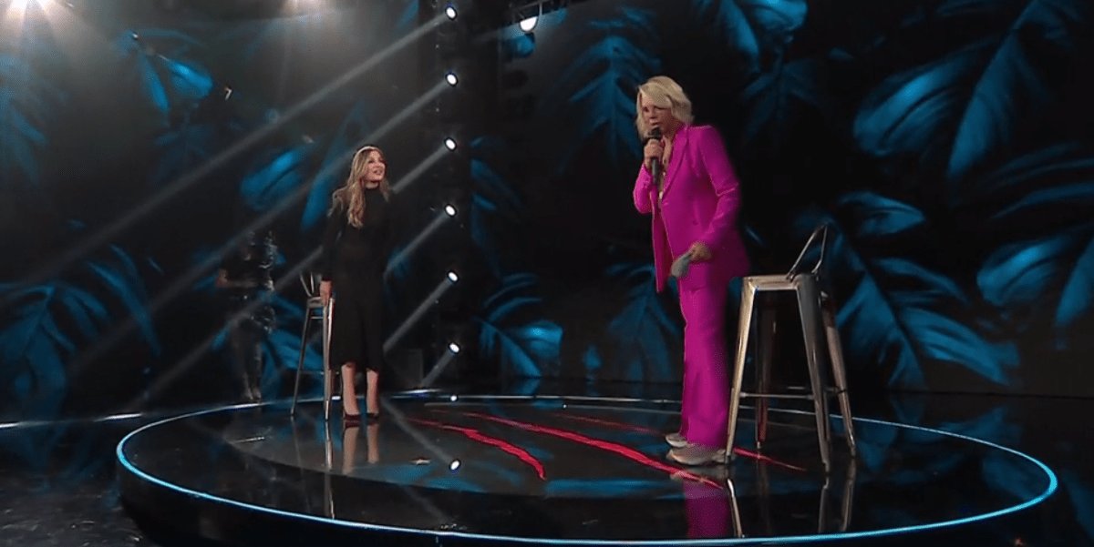 De Filippi interroga Fagnani a Belve il siparietto sul. catechismo