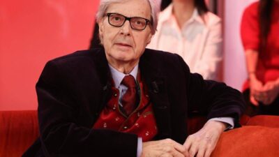 Domenica In oggi Vittorio Sgarbi ospite di Mara Venier