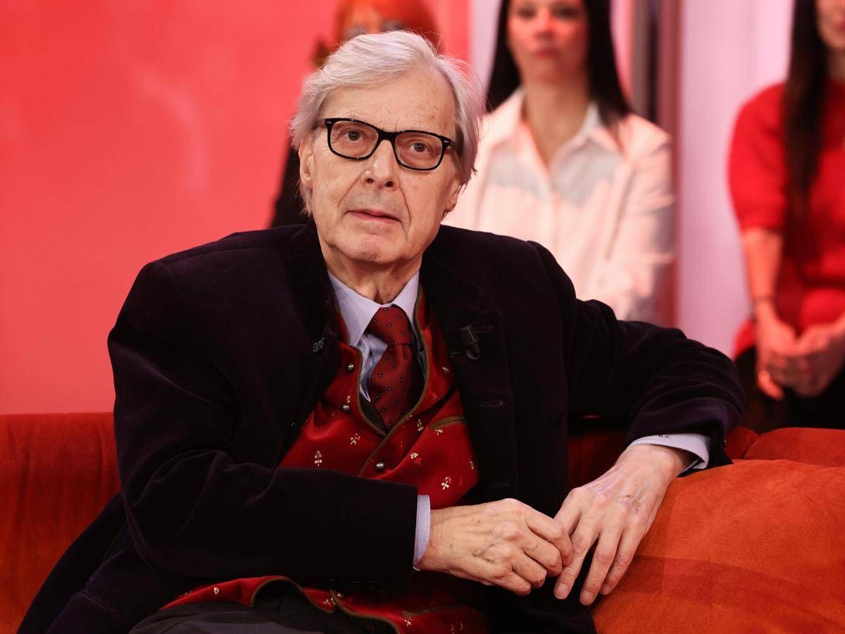 Domenica In oggi Vittorio Sgarbi ospite di Mara Venier