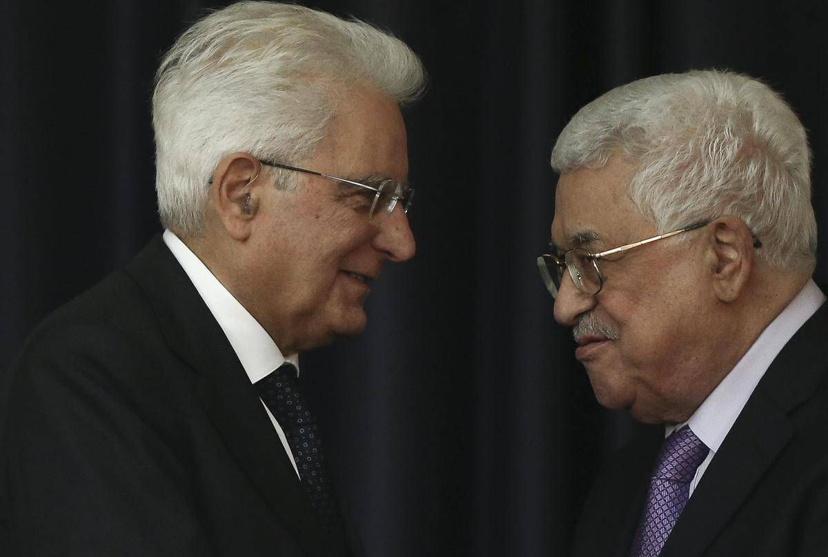 Mattarella riceve Abu Mazen Ricostruire Gaza e creare due Stati nella regione