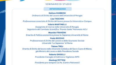 Patronato Acli 20 novembre evento ‘Previdenza Next Gen