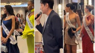 Rivolta a Miss Universo organizzatore insulta concorrente ed e bufera