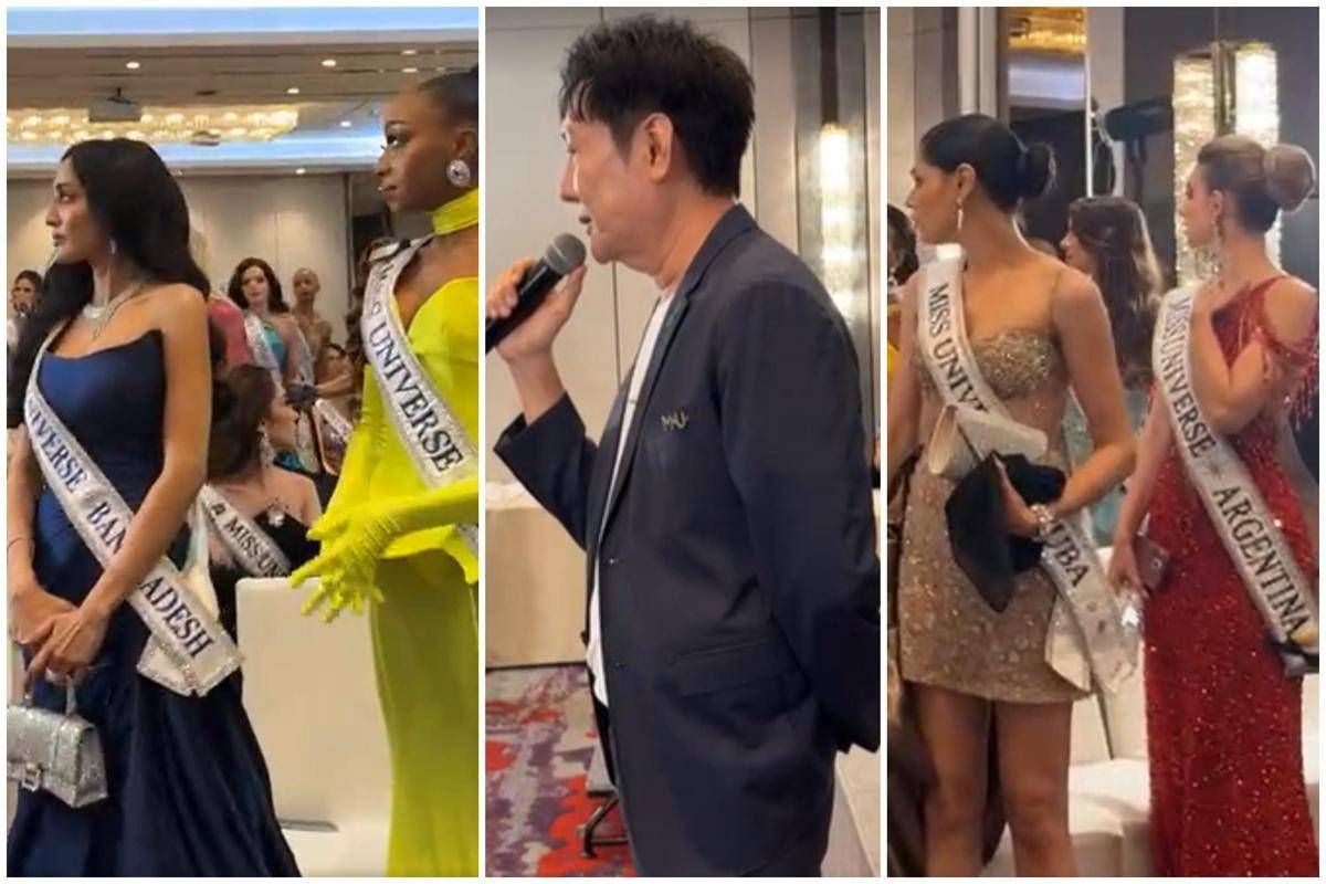 Rivolta a Miss Universo organizzatore insulta concorrente ed e bufera