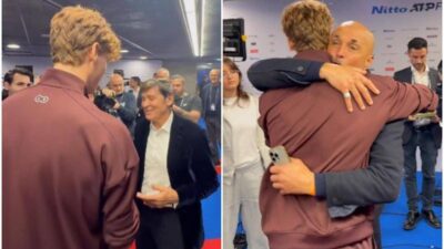 Sinner talismano Morandi alle Finals Mi hai portato fortuna. E Spalletti lo abbraccia